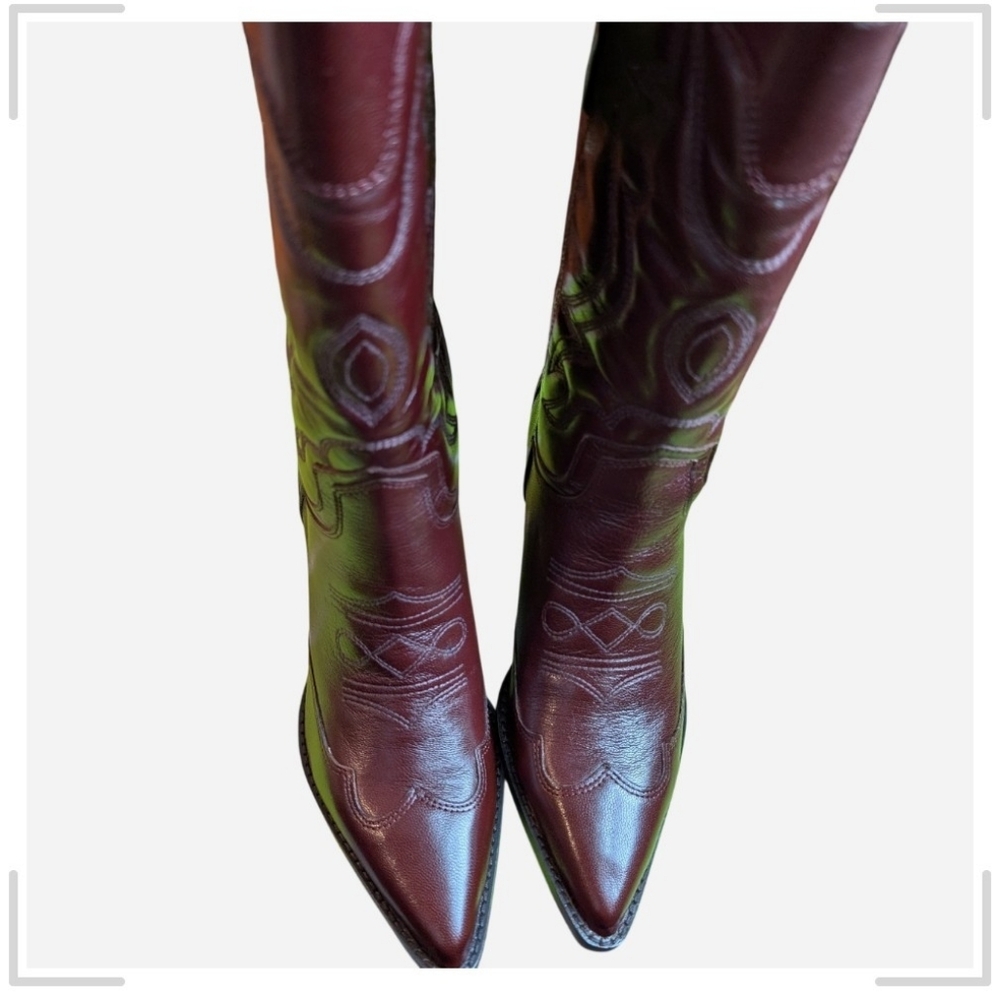 Sam Edelman Dark Brown Heeled Boots - Picture 2 of 12